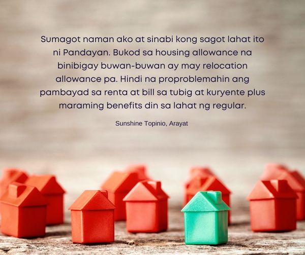 Housing Allowance Para sa Relocated Kapwa